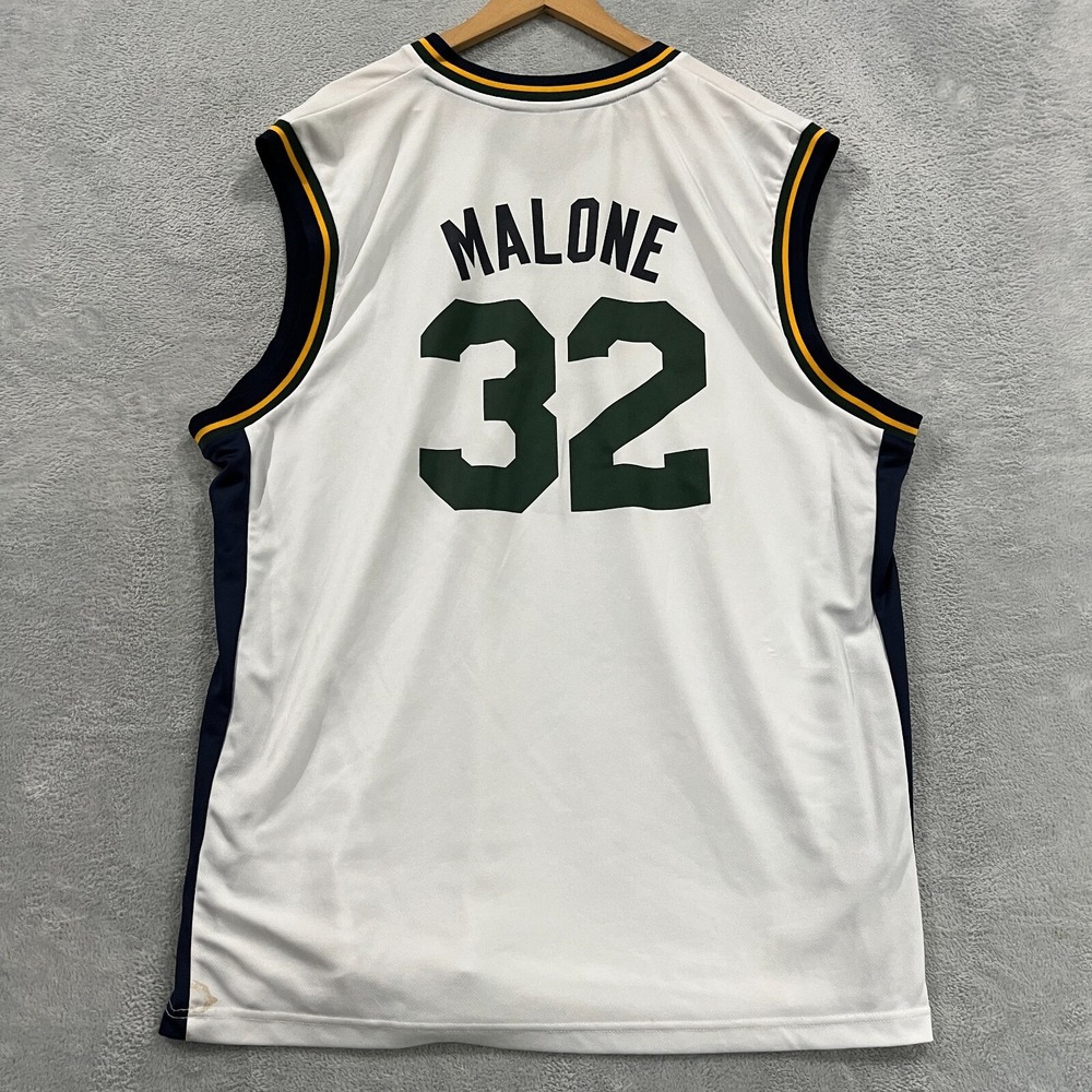 Karl Malone Utah Jazz Jersey Men's XL Basketball Adidas NBA 2011
